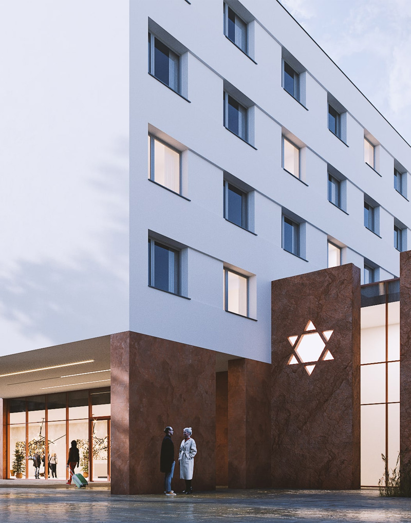 Gmina Wyznaniowa Żydowska | Hotel z synagogą